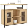 vidaXL Komoda dub sonoma 100x35x80 cm kompozitné drevo