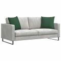 vidaXL Vankúše na pohovku 2 pcs Tmavozelená 50 x 50 cm
