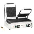 vidaXL Panini gril s dvojitým drážkovaním 3600 W 57x30,5x20 cm