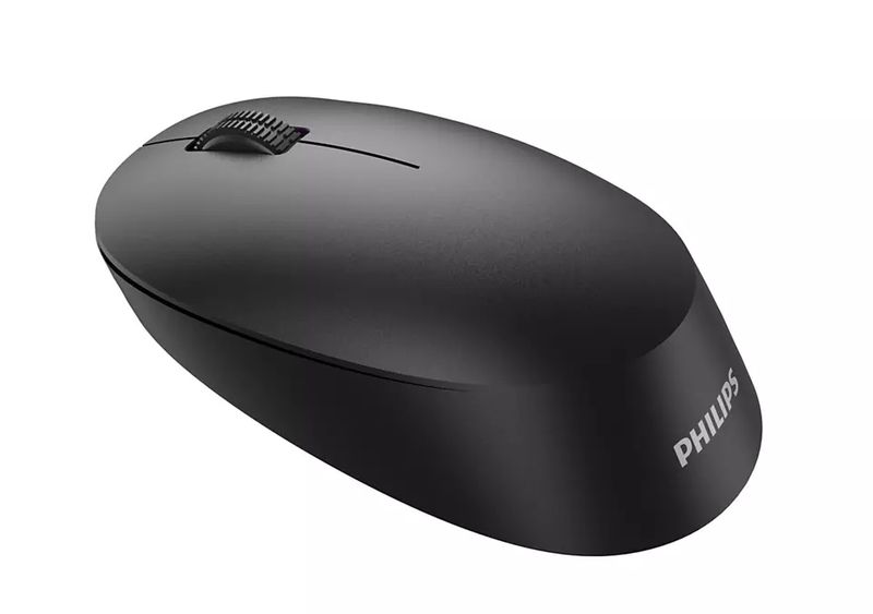 Philips SPK7307B/Kancelárska/Optická/1 600 DPI/Bezdrôtová USB/Čierna