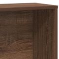 vidaXL Knižnica hnedý dub 60x24x120 cm kompozitné drevo