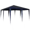 vidaXL Párty stan Modrá 400 x 400 x 266 cm Polyetylén a oceľ