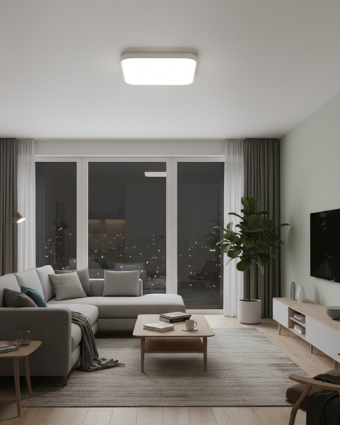 Q-251CP Led stropné svietidlo RÁBA 36W 3060lm 4000K štvorcové biele QTEC