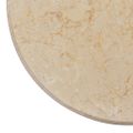 vidaXL Stolová doska krémová Ø50x2,5 cm mramor