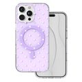 Bubble Dots Mag puzdro pre iPhone 16 Pro Max 6,9" fialová