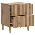 vidaXL Nočný stolík Dub artisan 43 x 34,5 x 48 cm Kompozitné drevo