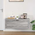 vidaXL Botník sivý dub sonoma 100x35x38 cm spracované drevo