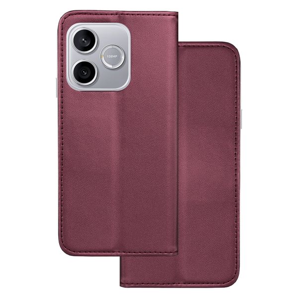 Smart Magnetic case for Honor 600 Lite burgundy