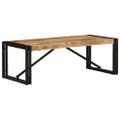 vidaXL Konferenčný stolík 100x50x35 cm, surový mangový masív
