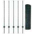 vidaXL Euro oplotenie s pilierom 10 x 1,2 m PVC potiahnutá oceľ Zelená