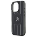 Puzdro Mercedes pre iPhone 16 Pro 6,3" MEHMP16L23HRSK Hardcase MB Double Layer Crossed Lines MagSafe čierne