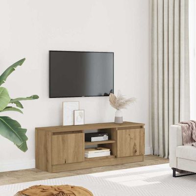 vidaXL TV skrinka Artisan Dub 102x30x36 cm Konštrukčné drevo