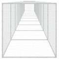 vidaXL Klietka pre kurčatá strecha bledosivá 1003x98x90 cm poz. oceľ
