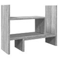 vidaXL Organizér na stôl, sivá sonoma 38,5x17x39 cm, kompozitné drevo