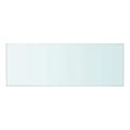 vidaXL Poličkový panel z priehľadného skla, 40x12 cm
