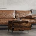 vidaXL Bočný stolík dymový dub 50x46x35 cm spracované drevo