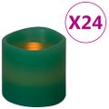 vidaXL Elektrické LED sviečky 24 ks, teplá biela