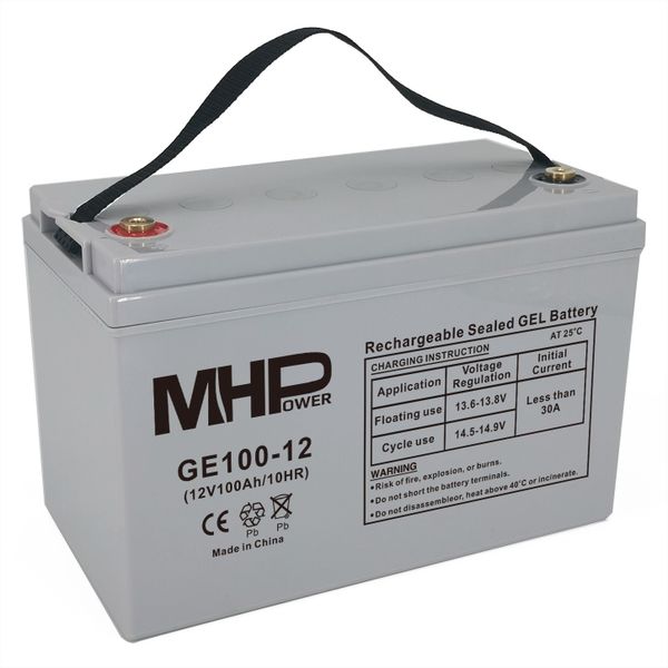 MHPower GE100-12 Gélový akumulátor 12V/100Ah