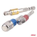 Farebne označené adaptéry na nástrčné kľúče 3 ks. 1/4" 3/8" 1/2" AMIO-04936