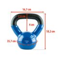 Kettlebell HMS KN 6 kg pokrytý vinylom