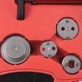 Pneumatický sťahovák brzdových piestov MECHANIC BRAKE SET PNEU 16, sada 16ks SIXTOL