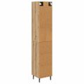 vidaXL Highboard Remeselný dub 34,5 x 34 x 180 cm Kompozitné drevo