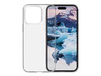 Zadný kryt pre mobilný telefón - bulk - plast - priesvitná - pre Apple iPhone 15 Pro