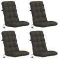 vidaXL 4-dielne vankúše na vysoké operadlo VIANEN 4 pcs 100% polyester