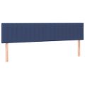 vidaXL Boxspring posteľ s matracom modrá 200x200 cm látka