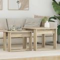 vidaXL Súprava na kávový stolík 2 ks Sonoma dub 50 x 52 x 42 cm