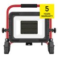 LED reflektor ELION 100W, červeno-čierny, IP65, 16 000 lm, neutrálna biela
