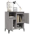 vidaXL Komoda sivý dub sonoma 60x35x70 cm spracované drevo