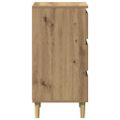 vidaXL Nočná skrinka Artisan Dub 40x35x69 cm Drevo