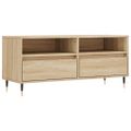 vidaXL TV skrinka dub sonoma 100x34,5x44,5 cm spracované drevo