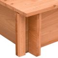 vidaXL Pieskovisko so strieškou 112x112x112 cm jedľové drevo