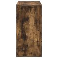 vidaXL Servírovacia skriňa Dymová dub 68,5 x 32 x 67 cm