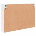 vidaXL Zrkadlová skrinka Biela 80 x 17 x 55 cm Kompozitné drevo