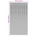 vidaXL záves proti hmyzu tmavošedá 120x220 cm bambus