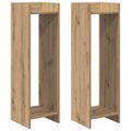 vidaXL Stojan na rastliny 2 ks Dub artisan 30 x 30 x 100 cm