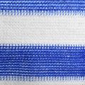 vidaXL Balkónová markíza modrá a biela 90x400 cm HDPE