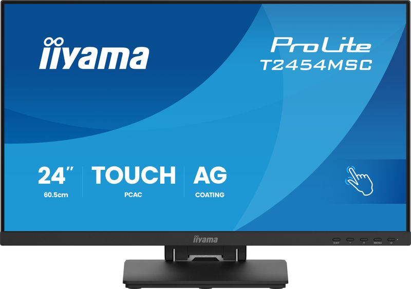 24'' iiyama T2454MSC-B3AG - IPS, FHD, USB, repro