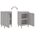 vidaXL Nočné stolíky 2 ks sivé sonoma 40x35x70 cm spracované drevo