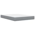 vidaXL Rám postele 140 x 190 cm Svetlosivá