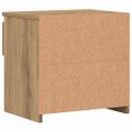 vidaXL Nočné skrinky 2 ks Dub Artisan 40x30x39 cm Drevo