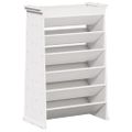 vidaXL Kvetináč na bylinky 6-poschodový biely 69x40x101,5cm borovica