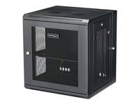 12U Vented Cabinet (RK12WALHM) - Rozvádzačová skriňa - montáž na stenu - čierna - 12U