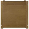 vidaXL Záhradné kvetináče 2 ks medovohnedé 50x50x50cm borovicový masív