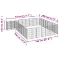 vidaXL Ohrádka pre psov 34 panelov čierna 50x100 cm práškovaná oceľ