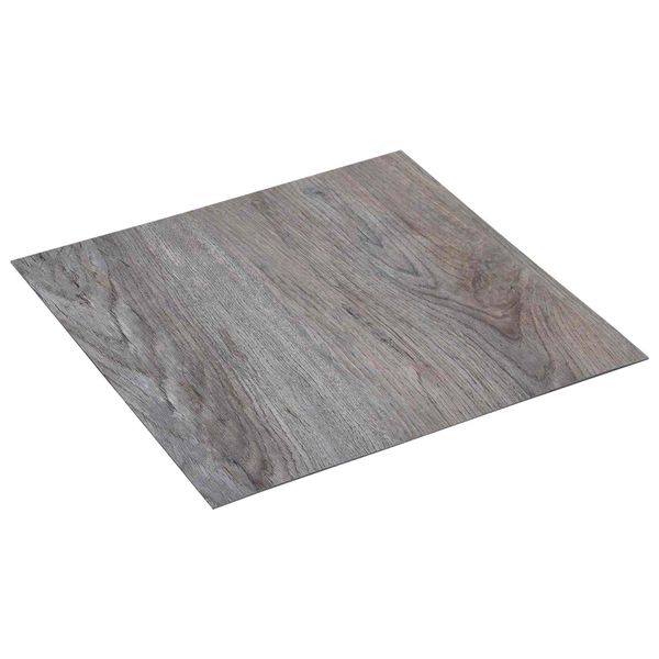 vidaXL Podlahové dosky 55 pcs Svetlohnedá 5,11 m² PVC