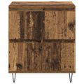 vidaXL Servírovacia skriňa Staré drevo 60 x 35 x 70 cm